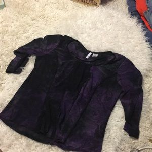 🇺🇸Sami Jo size L purple top . see last pic